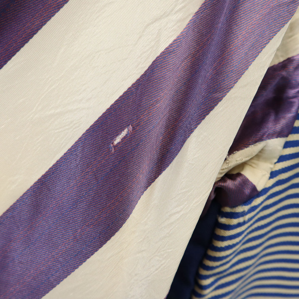 HERBERT LIVERIES LTD. 40s ヴィンテージ ボーダー柄 テーラードジャケット ネイビー レディース