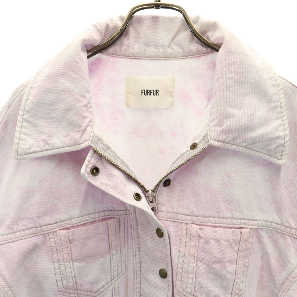 furfur ファーファー 日本製 トラッカー ジャケット F ピンクパープル系 ジージャン レディース