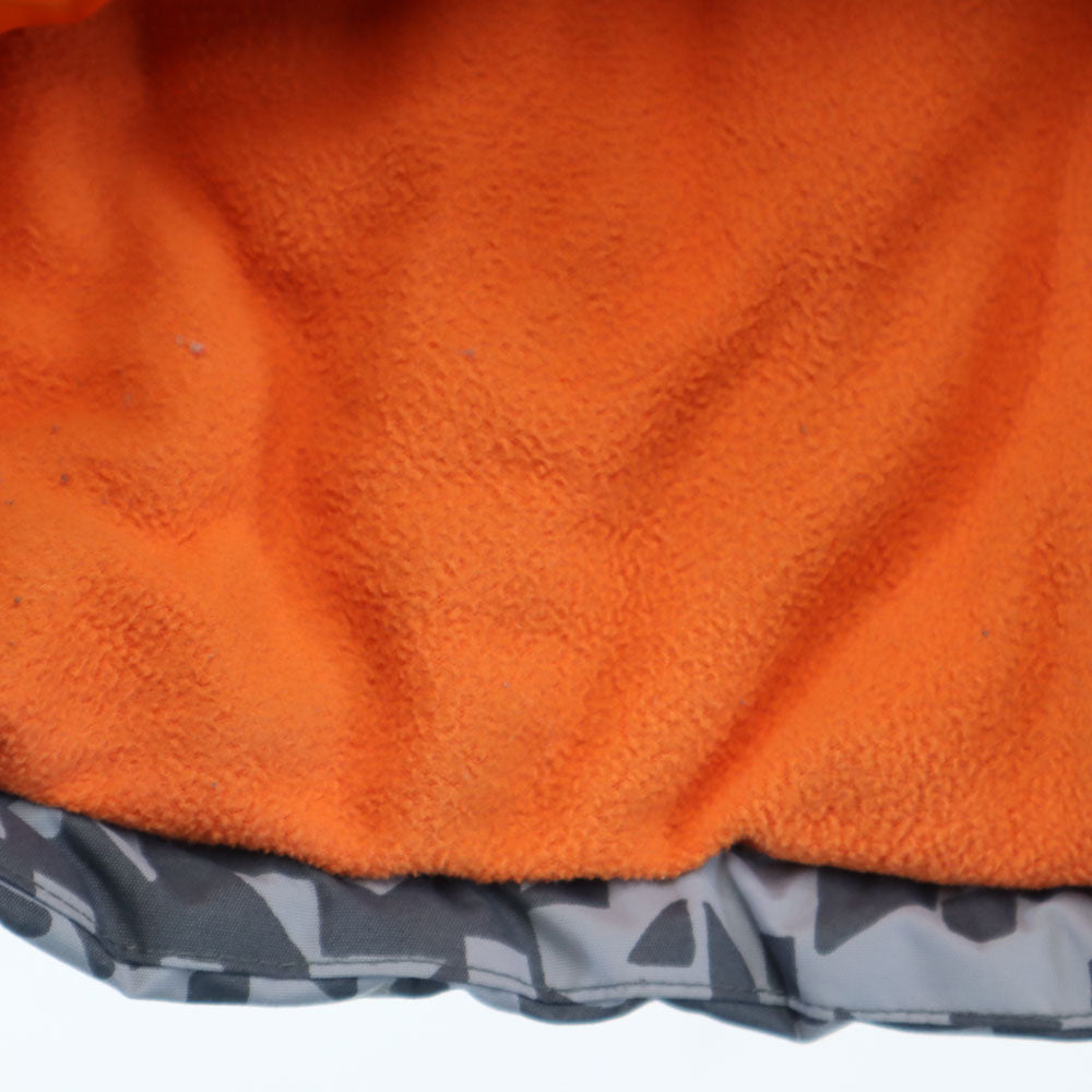 Columbia コロンビア 幾何学柄 中綿ジャケット M グレー キッズ