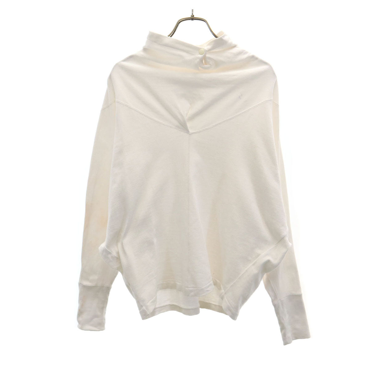 ISSEY MIYAKE イッセイミヤケ 80s 日本製 筆タグ ヴィンテージ 長袖 カットソー 9 ホワイト レディース