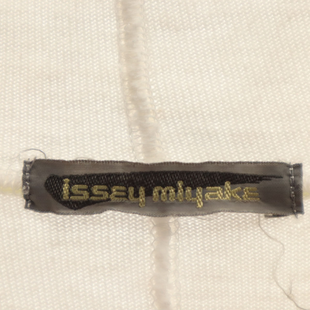 ISSEY MIYAKE イッセイミヤケ 80s 日本製 筆タグ ヴィンテージ 長袖 カットソー 9 ホワイト レディース