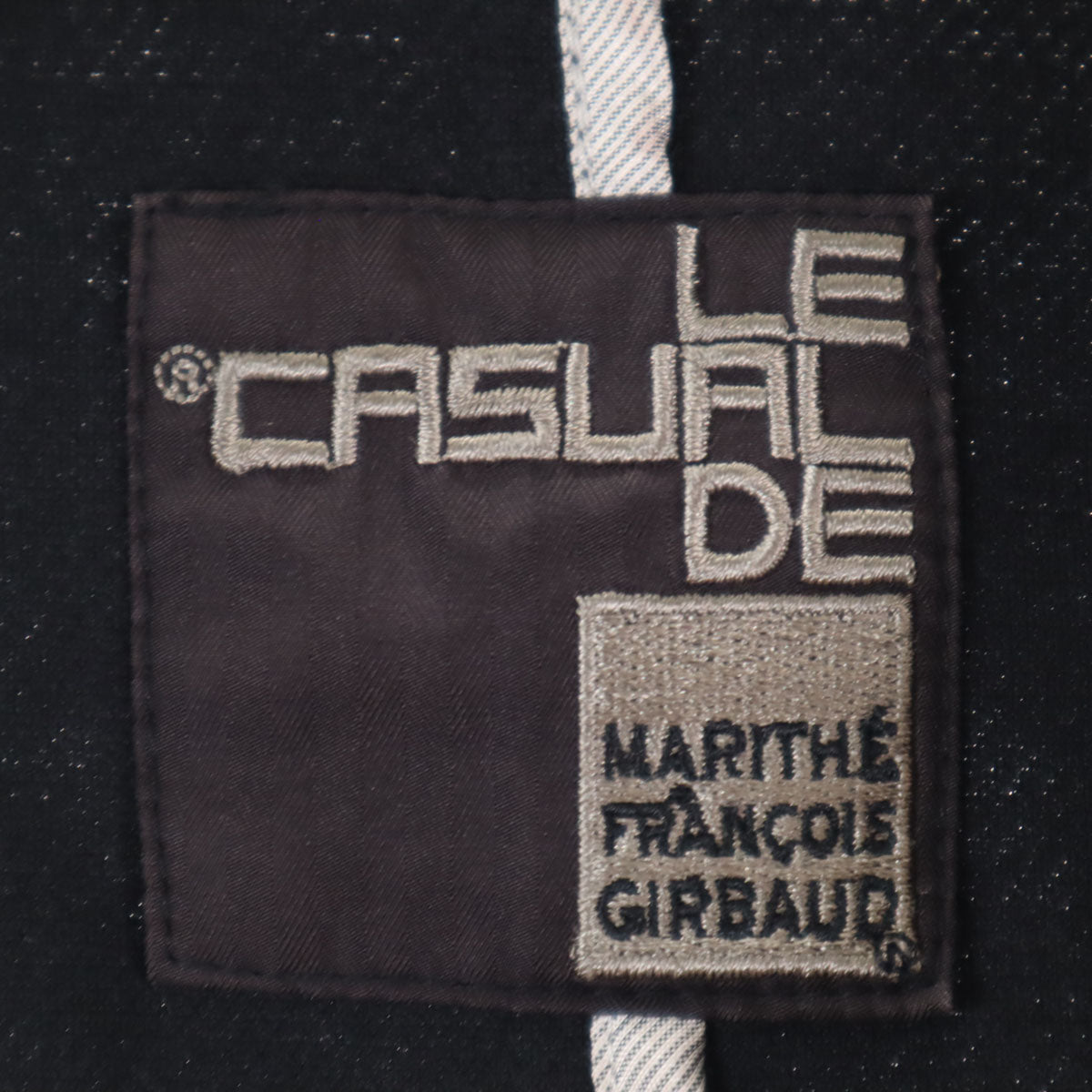 MARITHE + FRANCOIS GIRBAUD マリテフランソワジルボー ラペル ジャケット L ブラック メンズ