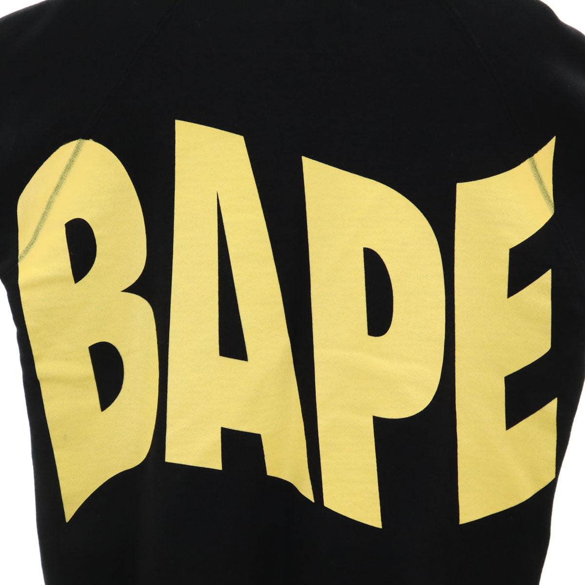 A BATHING APE アベイシングエイプ 長袖 スウェット トレーナー M 黒 裏起毛 メンズ