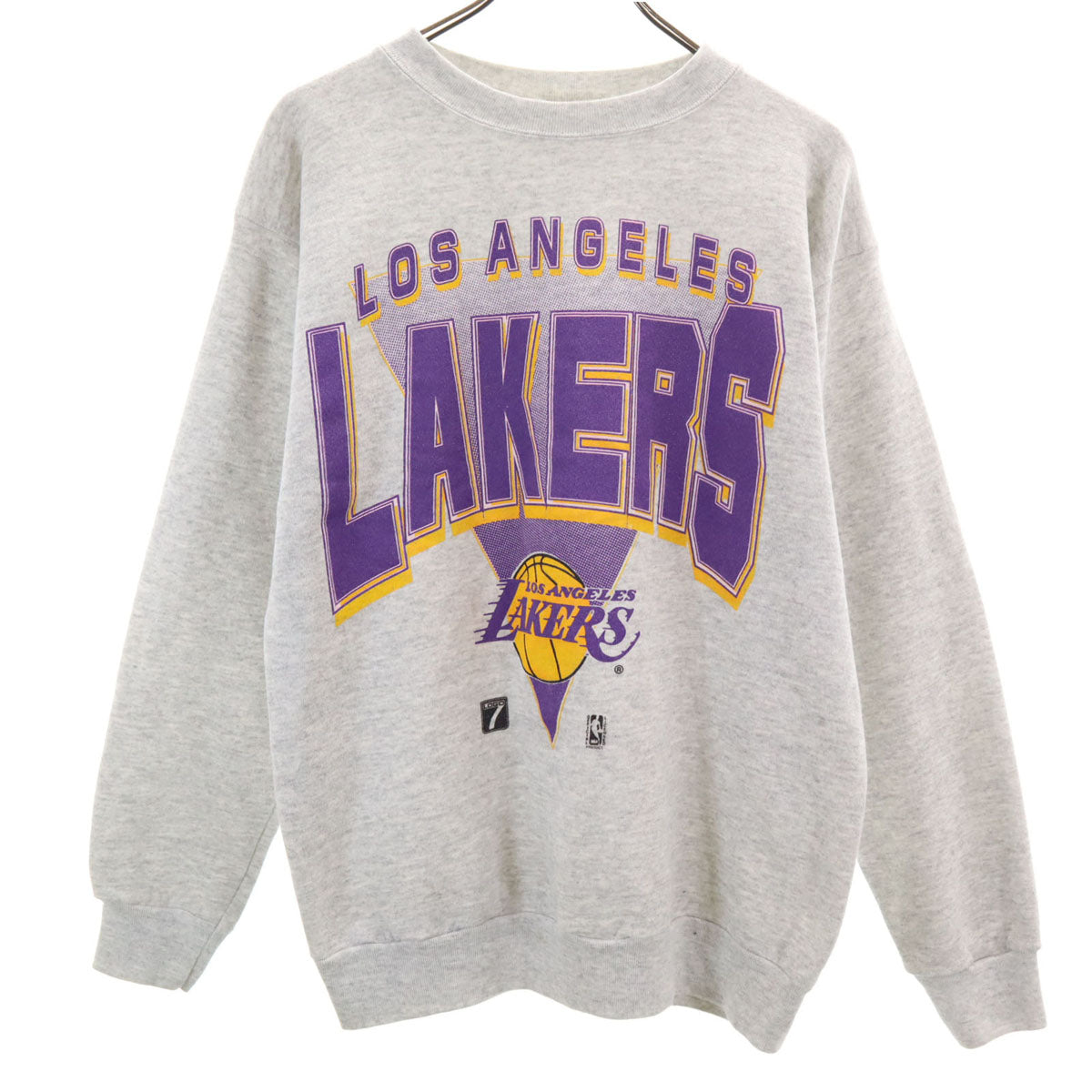 COMPETITOR 90s オールド 長袖 スウェット トレーナー グレー 裏起毛 ロサンゼルスレイカーズ メンズ