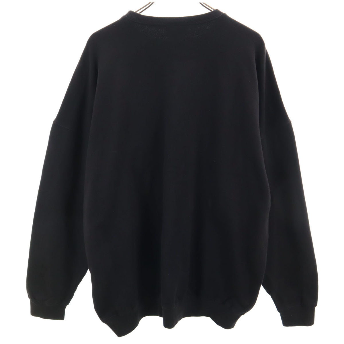 DKNY JEANS ダナキャランニューヨークジーンズ 90s オールド 長袖 スウェット トレーナー F 黒 裏起毛 メンズ