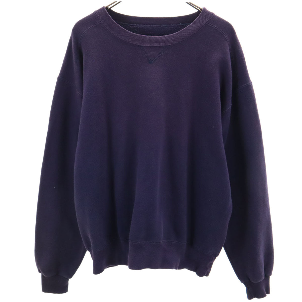 L.L.Bean エルエルビーン 90s USA製 オールド 長袖 スウェット トレーナー M ネイビー by Russell 裏起毛 メンズ