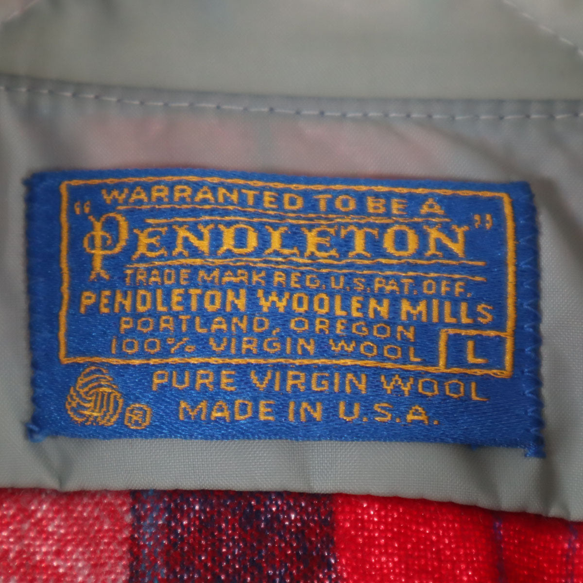 PENDLETON ペンドルトン 70s USA製 ウール ヴィンテージ チェック柄 長袖 シャツ L メンズ