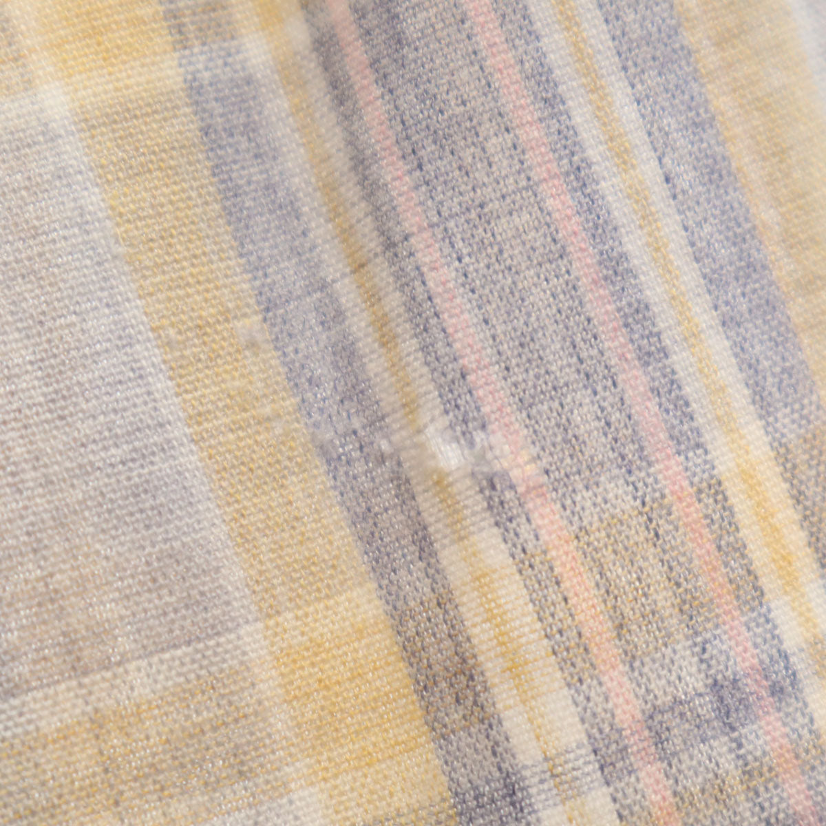 JC PENNEY ジェーシーペニー 70s ヴィンテージ チェック柄 長袖 ウエスタンシャツ M グレー系 メンズ