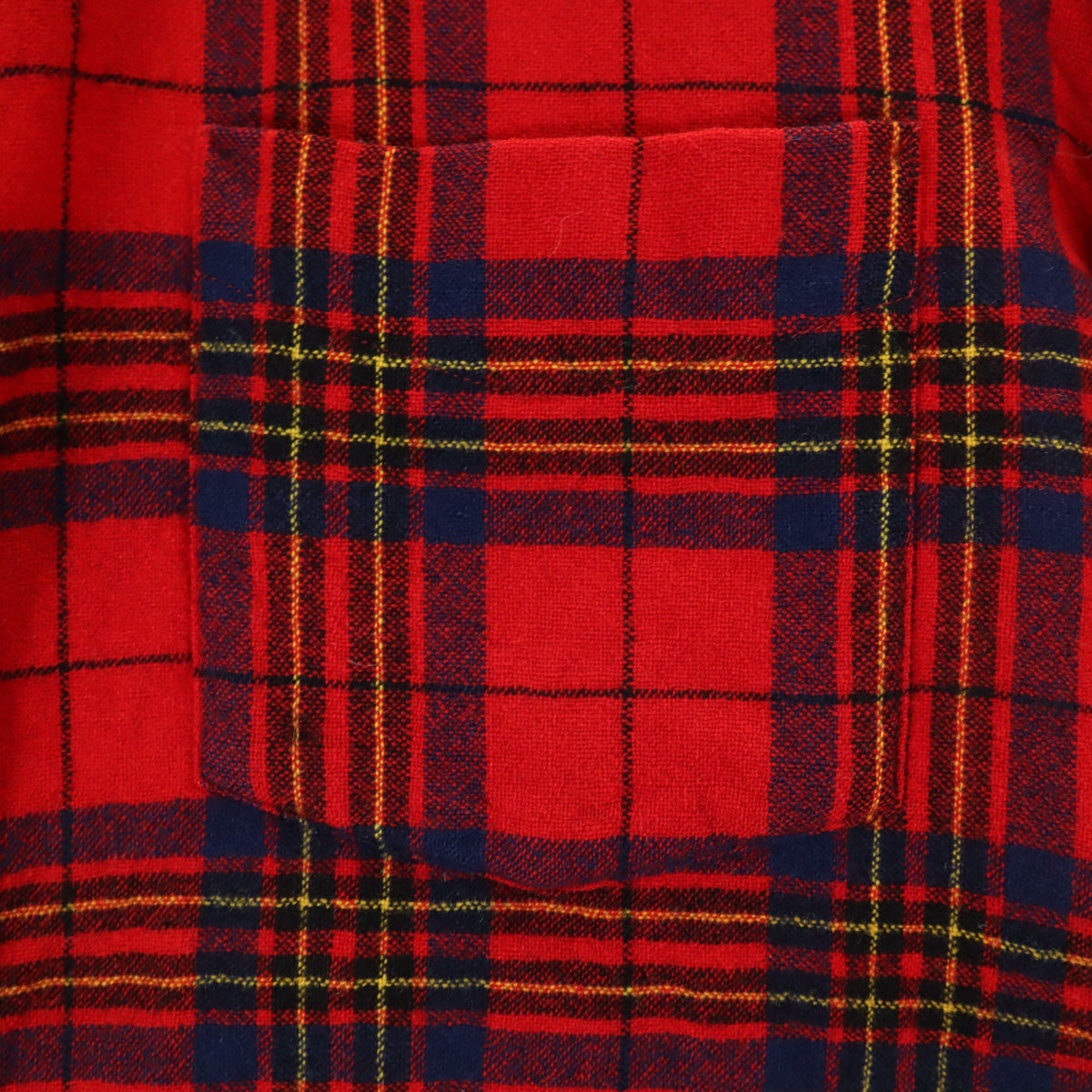 PENDLETON ペンドルトン 70s USA製 ウール ヴィンテージ チェック柄 長袖 ボタンダウンシャツ M 赤系 メンズ