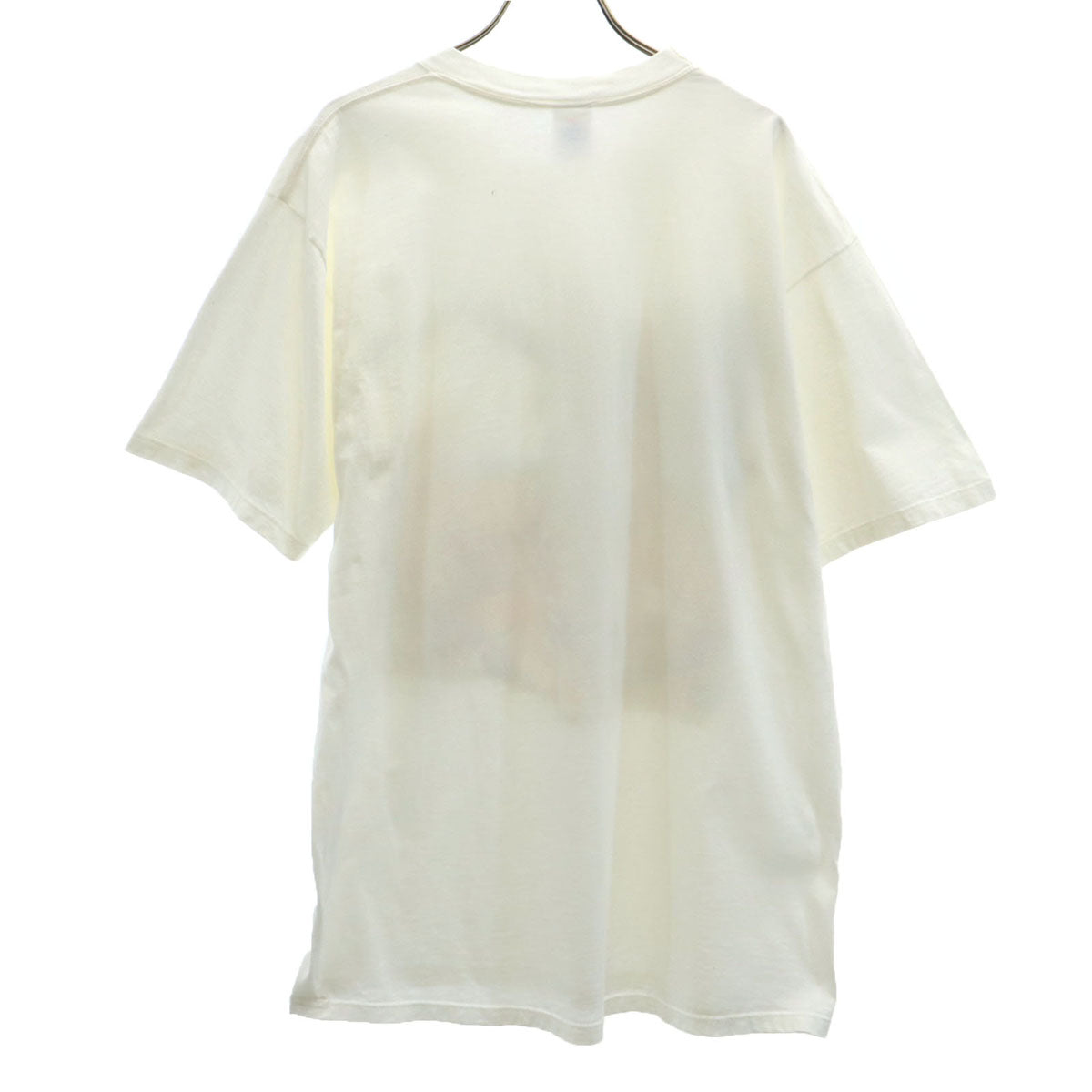 JERZEES ジャージーズ 90s USA製 オールド ライオン プリント 半袖 Tシャツ XL オフホワイト アニマル メンズ