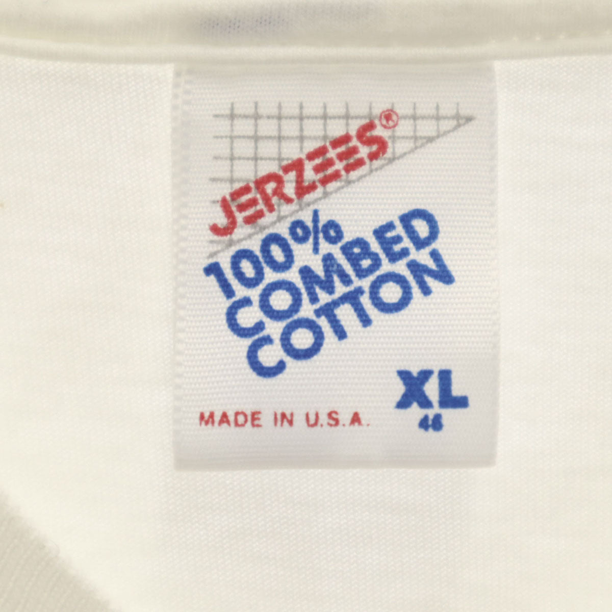 JERZEES ジャージーズ 90s USA製 オールド ライオン プリント 半袖 Tシャツ XL オフホワイト アニマル メンズ