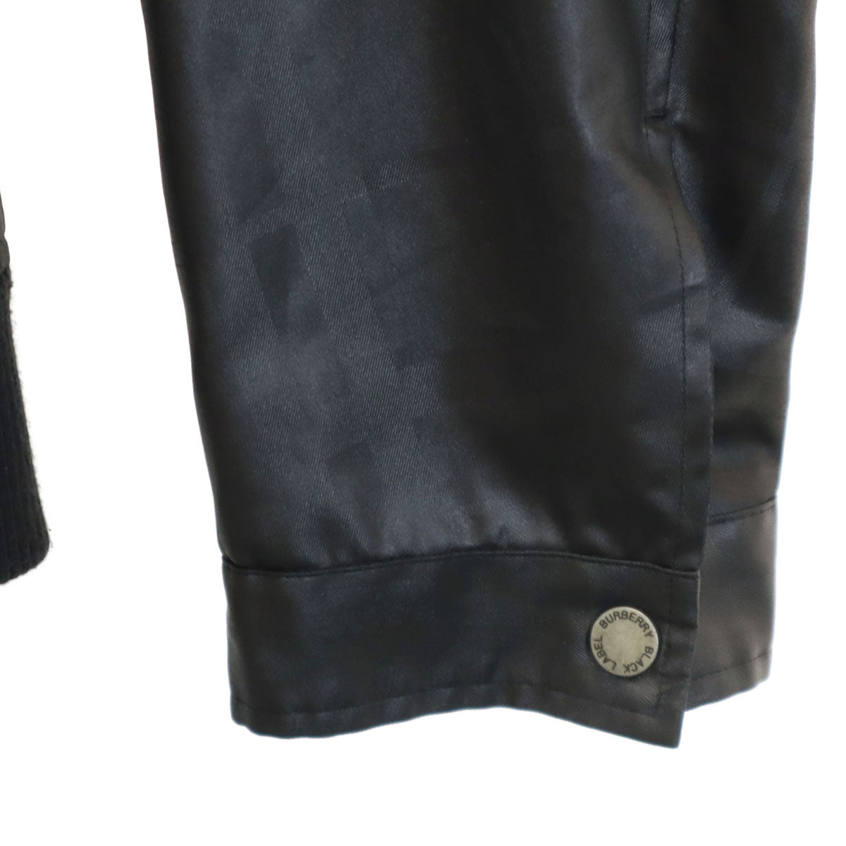 BURBERRY BLACK LABEL バーバリーブラックレーベル チェック柄 ブルゾン L ブラック 三陽商会 ジャケット メンズ