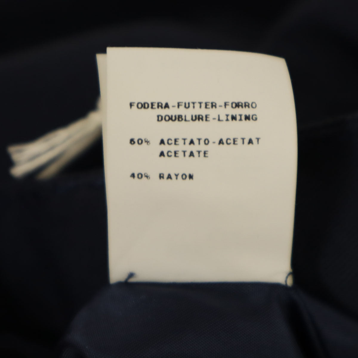 MOSCHINO モスキーノ イタリア製 ジャケット 40 ネイビー レディース