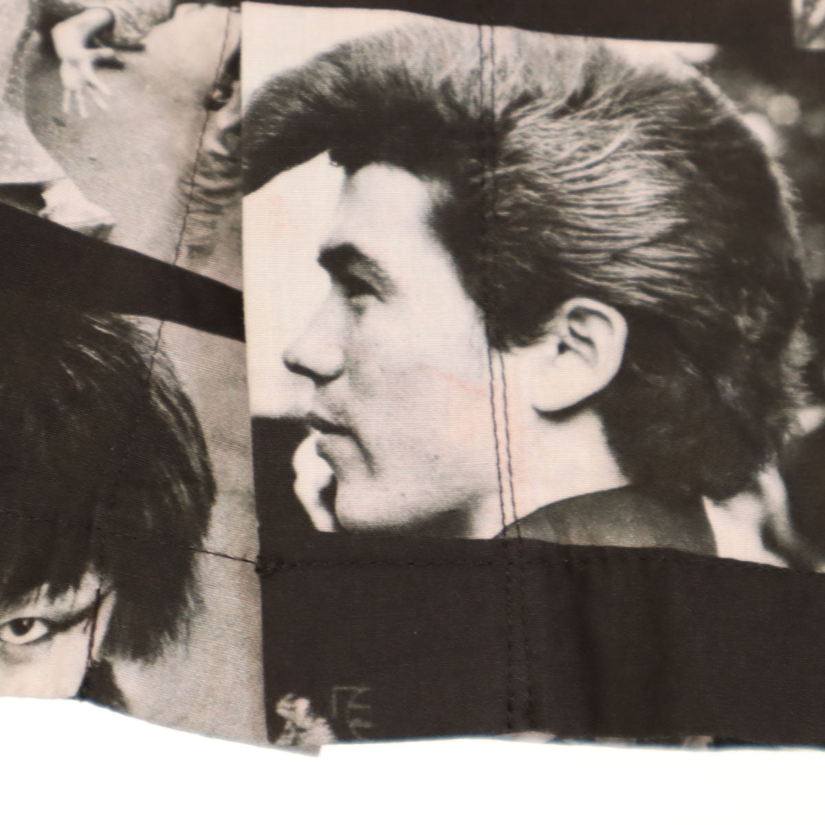 MAISON KITSUNE メゾンキツネ フォトプリント 長袖 コットンシャツ M ブラック系 メンズ