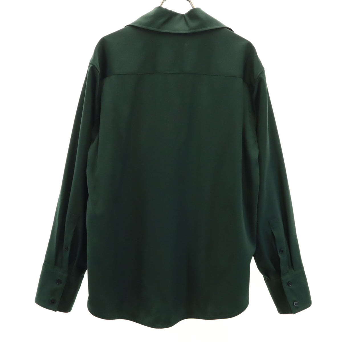 JIL SANDER ジルサンダー イタリア製 長袖 シャツ 34 深緑 レディース