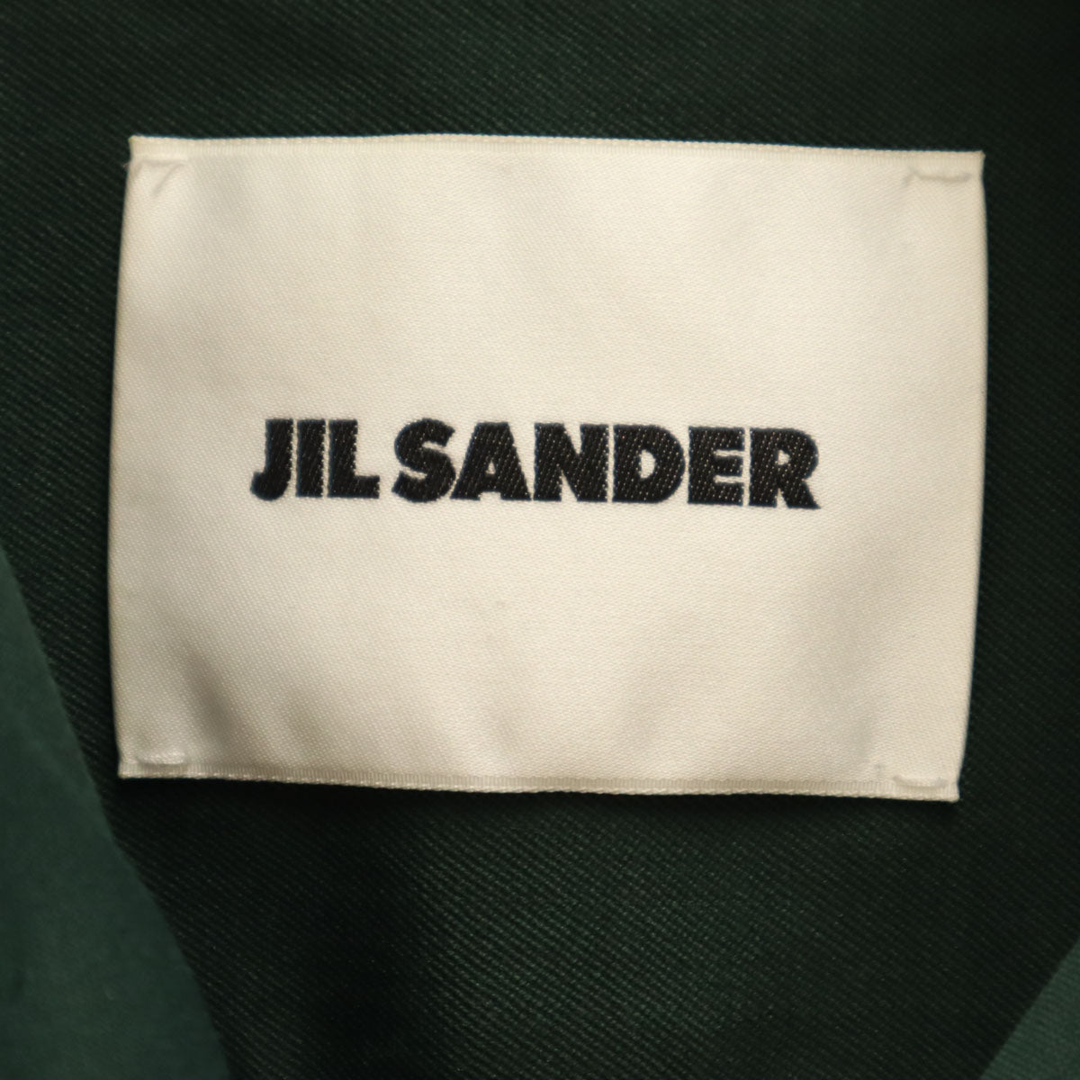JIL SANDER ジルサンダー イタリア製 長袖 シャツ 34 深緑 レディース