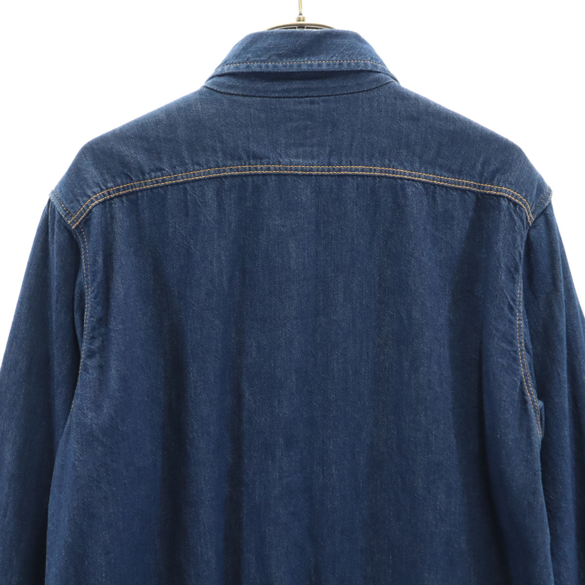 BRU NA BOINNE ブルーナボイン 日本製 長袖 デニム ボタンダウンシャツ 1 インディゴブルー メンズ