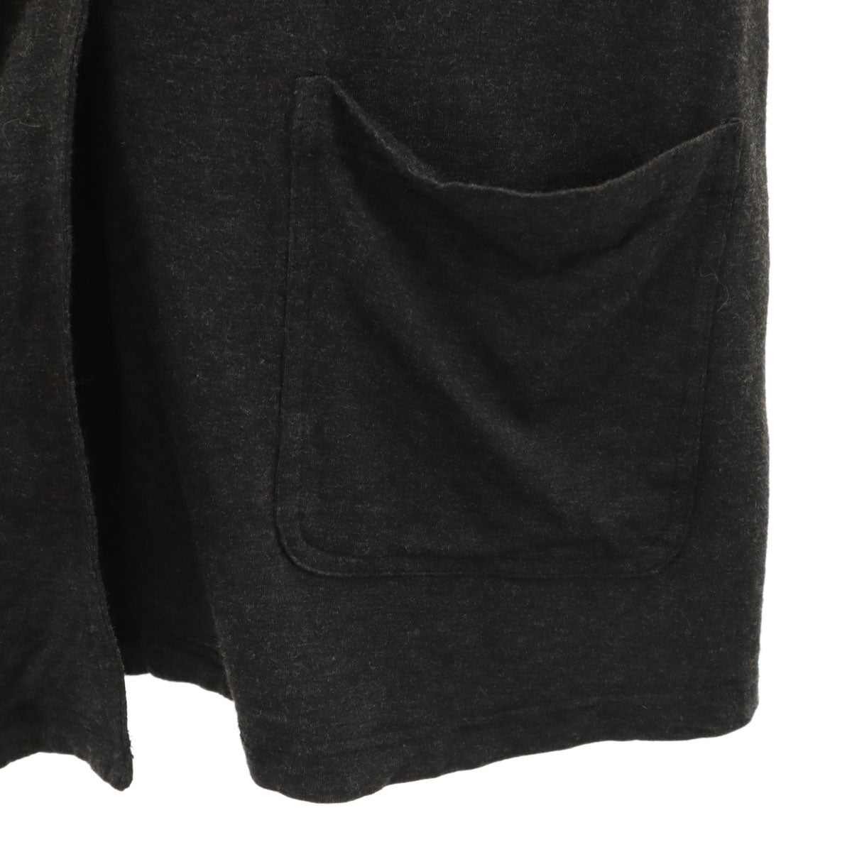 FENDI JEANS フェンディ ジーンズ イタリア製 長袖 Vネック カーディガン 40 チャコールグレー レディース