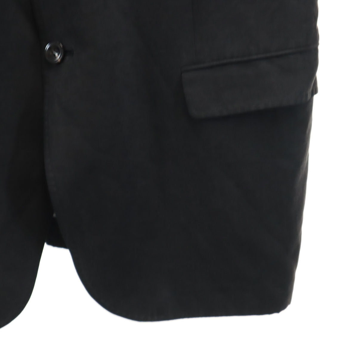 ARMANI COLLEZIONI アルマーニコレッツォーニ リネンブレンド M&M's テーラードジャケット 50 ブラック ブレザー メンズ