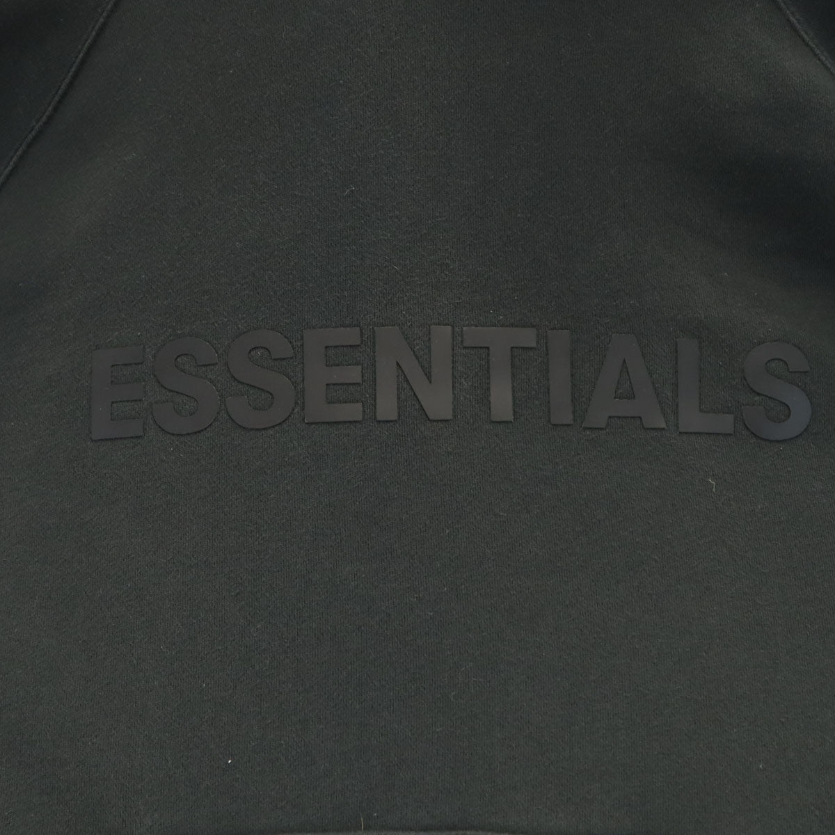 ESSENTIALS エッセンシャルズ 長袖 スウェットパーカー L ブラック系 裏起毛 メンズ