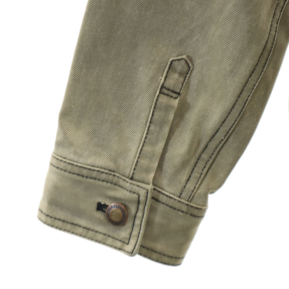 STUSSY ステューシー トラッカー ジャケット S グレージュ メンズ