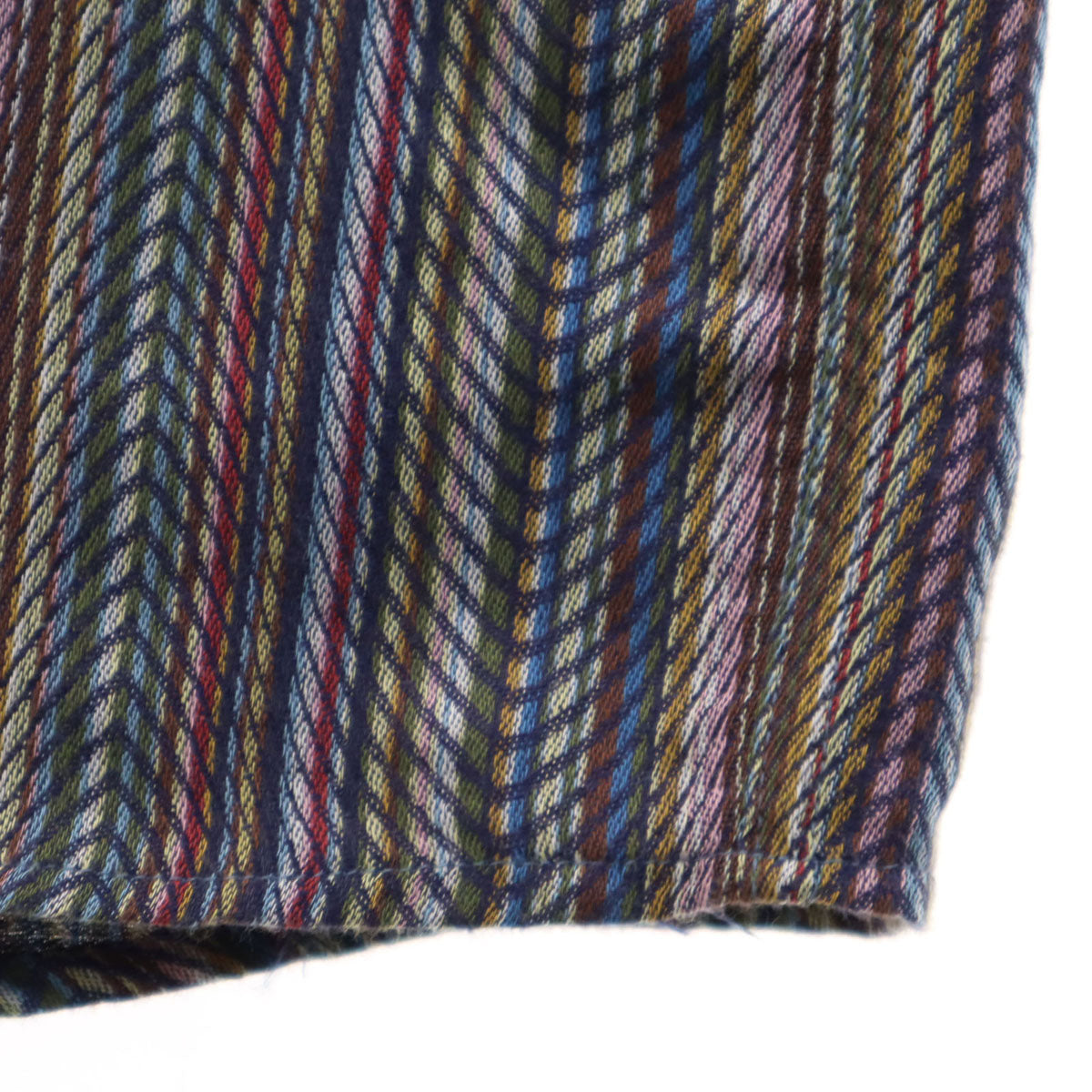 Missoni ミッソーニ イタリア製 リネンブレンド ストライプ柄 長袖 シャツ 50 メンズ