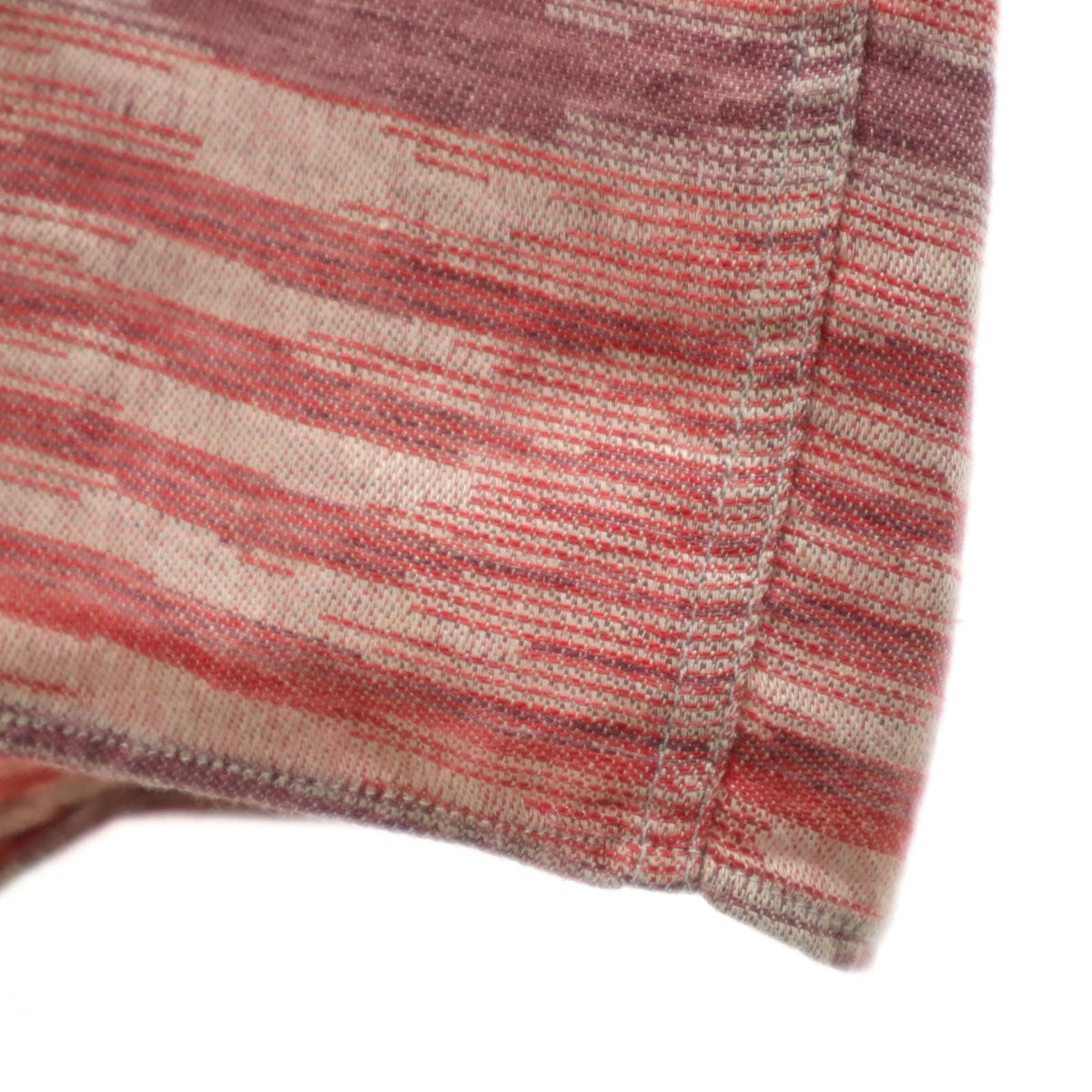 Missoni ミッソーニ イタリア製 長袖 シャツ 52 レッド系 メンズ