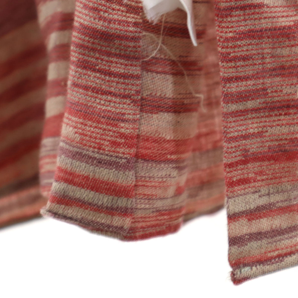 Missoni ミッソーニ イタリア製 長袖 シャツ 52 レッド系 メンズ