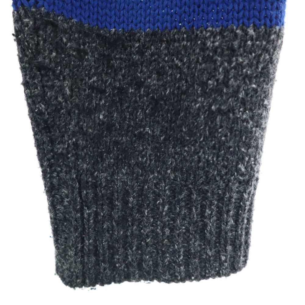 nonnative ノンネイティブ ボーダー柄 ニットジャケット 0 グレー メンズ