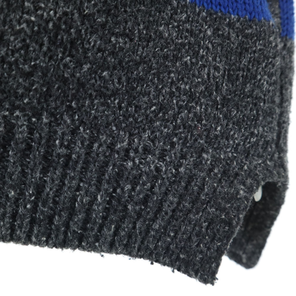 nonnative ノンネイティブ ボーダー柄 ニットジャケット 0 グレー メンズ