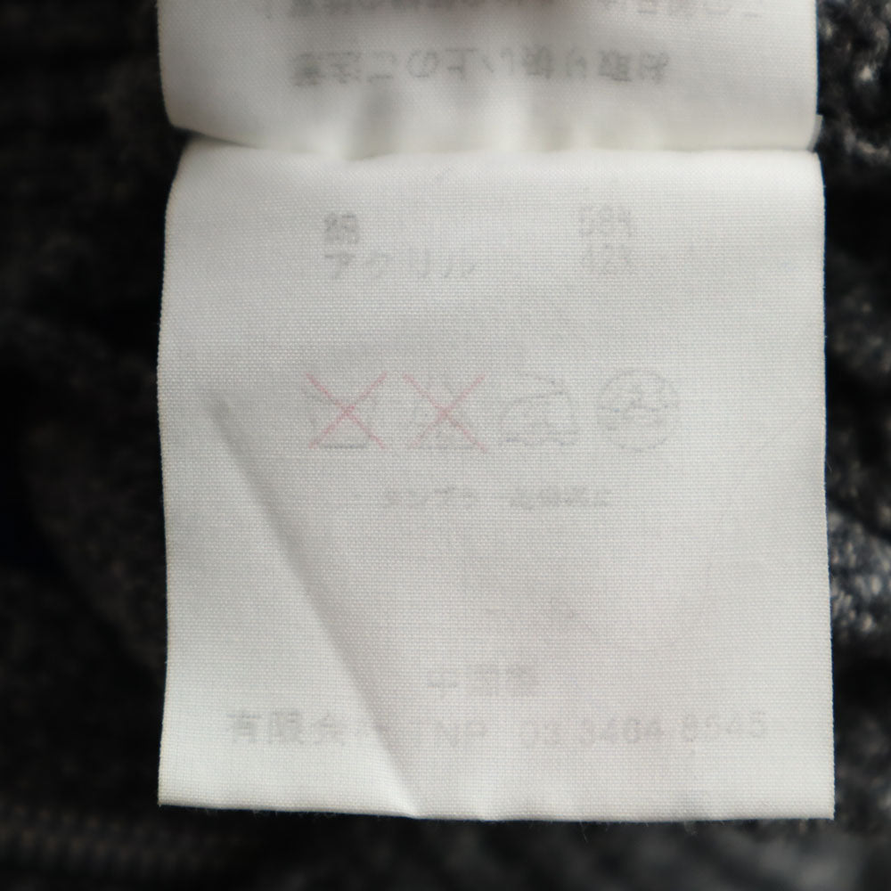 nonnative ノンネイティブ ボーダー柄 ニットジャケット 0 グレー メンズ