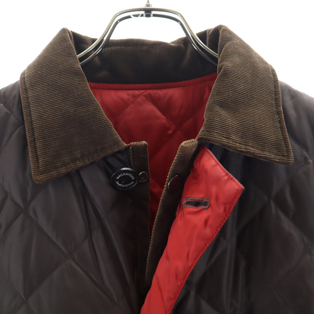 MACKINTOSH PHILOSOPHY マッキントッシュ フィロソフィー リバーシブル キルティングコート 40 ブラウン メンズ