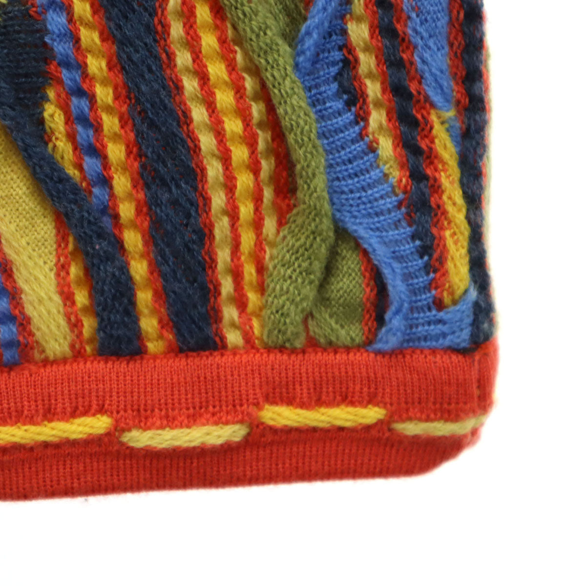 COOGI クージー オーストラリア製 総柄 長袖 3D ニット SS マルチ セーター メンズ