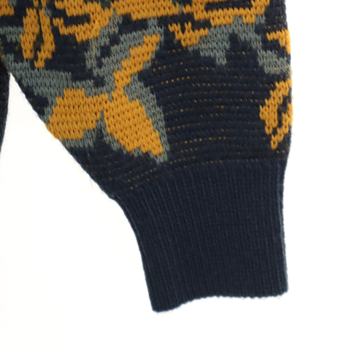 BALENCIAGA バレンシアガ 90s オールド 花柄 長袖 セーター M チャコールグレー ニット レディース