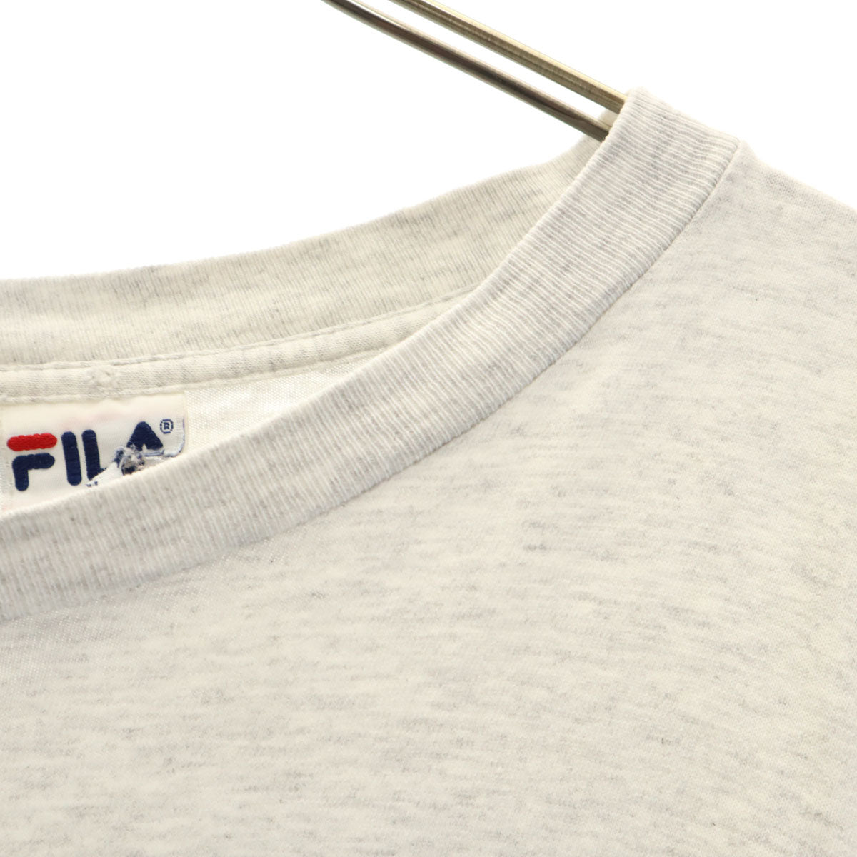 FILA フィラ 90s USA製 オールド 長袖 Tシャツ L グレー ロンT メンズ