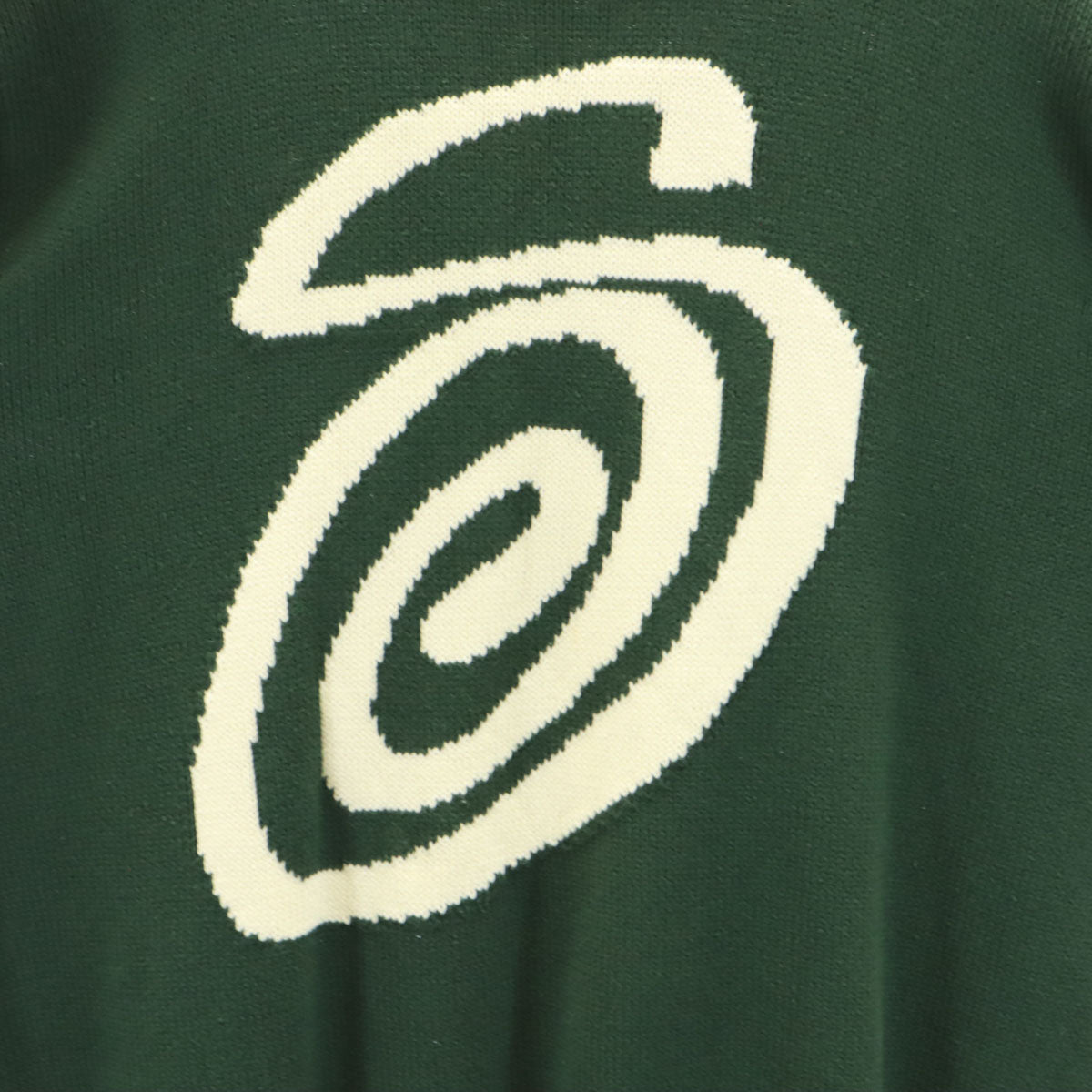STUSSY ステューシー 長袖 セーター L 深緑 ニット メンズ