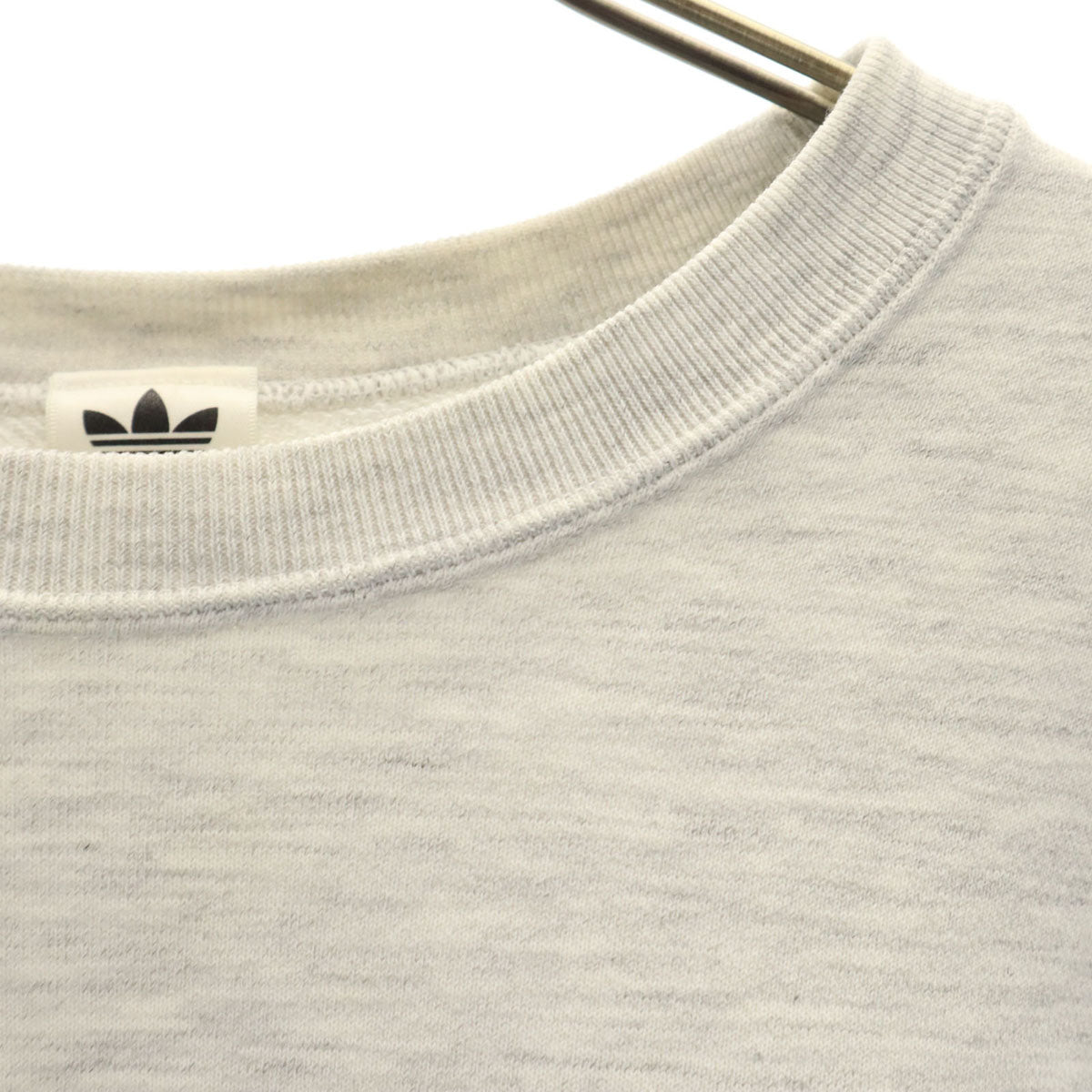 adidas アディダス 80s ヴィンテージ トレフォイルロゴ 長袖 スウェット トレーナー L グレー デサント メンズ