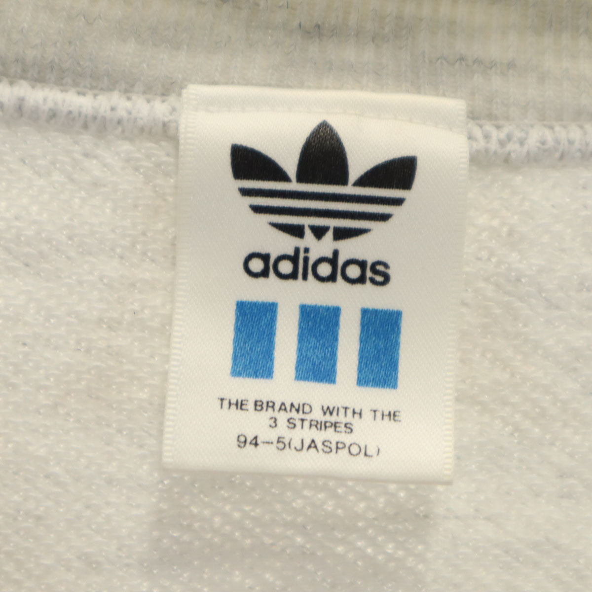 adidas アディダス 80s ヴィンテージ トレフォイルロゴ 長袖 スウェット トレーナー L グレー デサント メンズ