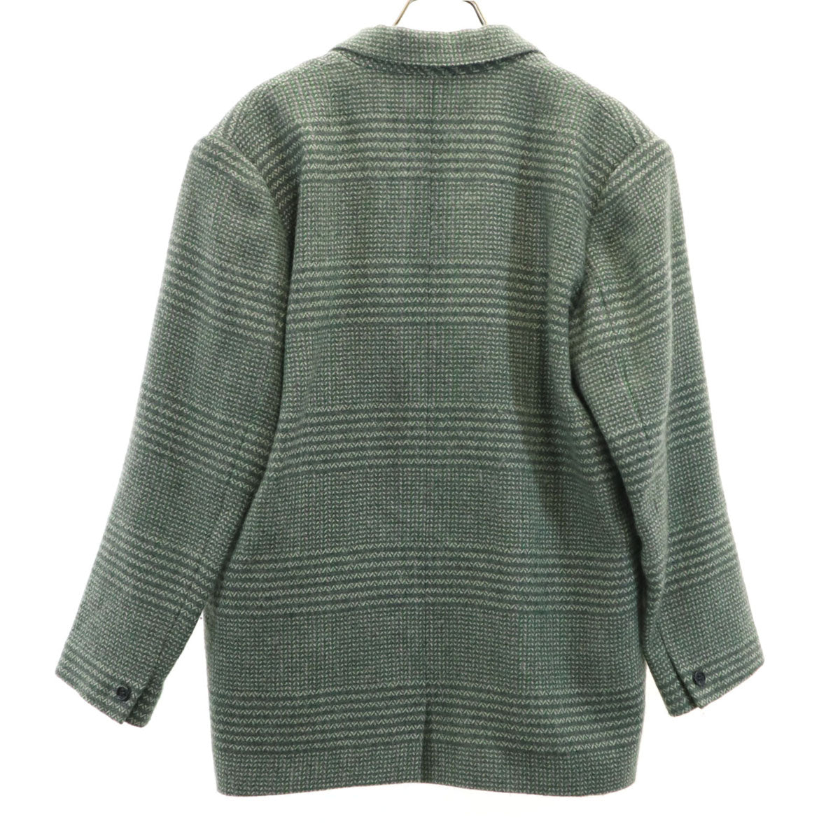 Christian Dior SPORTS クリスチャンディオールスポーツ 90s オールド 総柄 ツイード テーラードジャケット M グリーン系 レディース