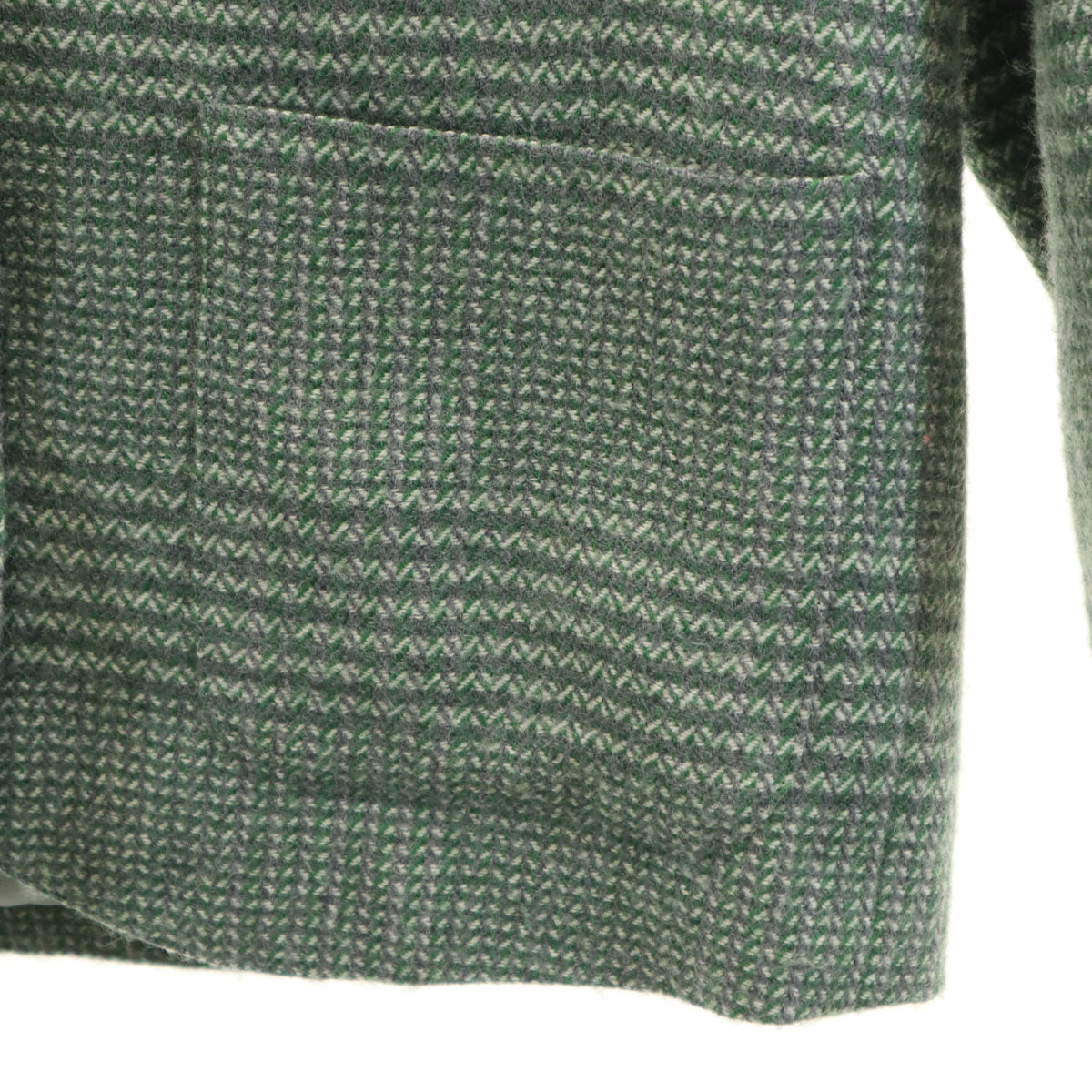 Christian Dior SPORTS クリスチャンディオールスポーツ 90s オールド 総柄 ツイード テーラードジャケット M グリーン系 レディース