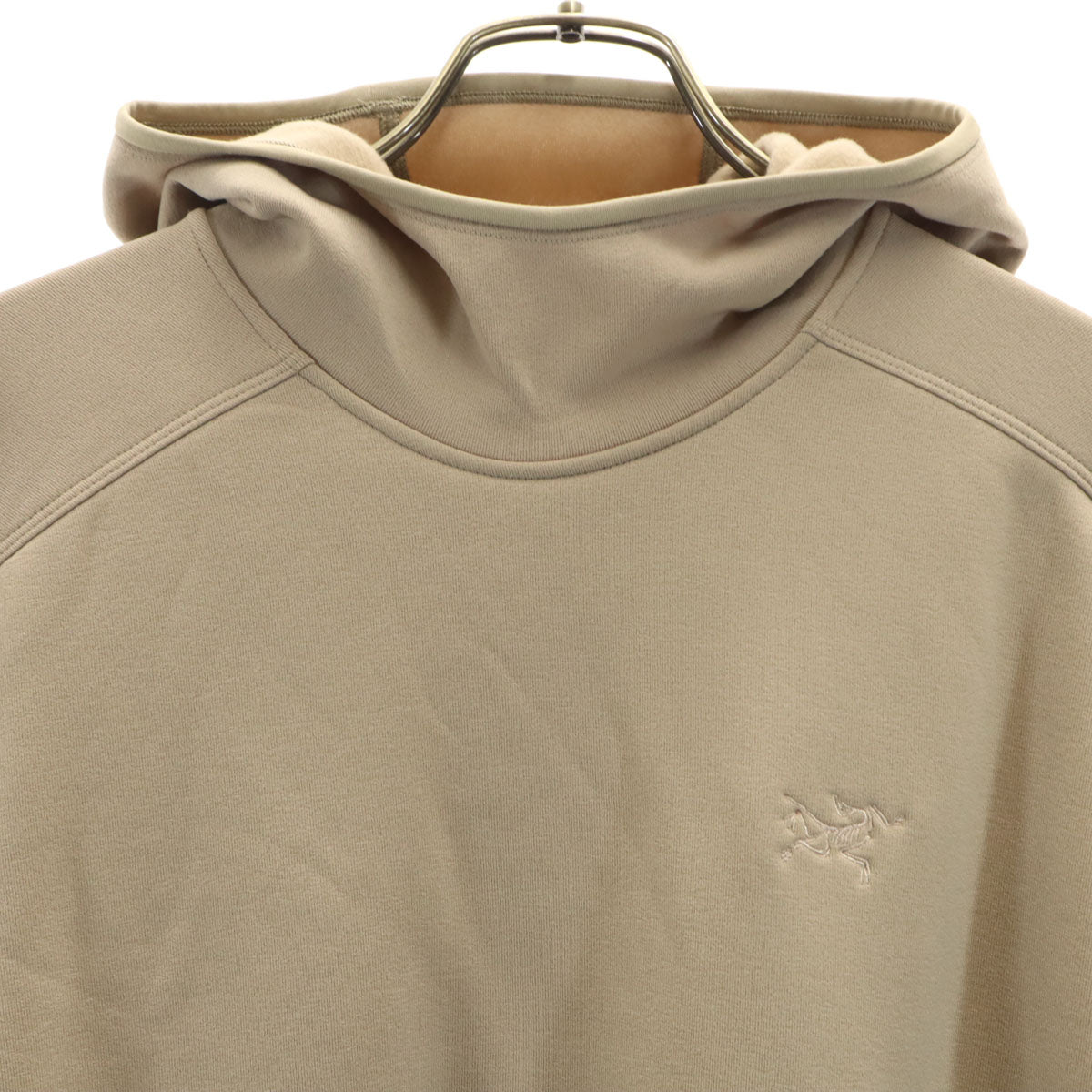 ARC'TERYX アークテリクス カイヤナイト 長袖 パーカー L グレージュ 裏起毛 アウトドア プルオーバー フーディー メンズ