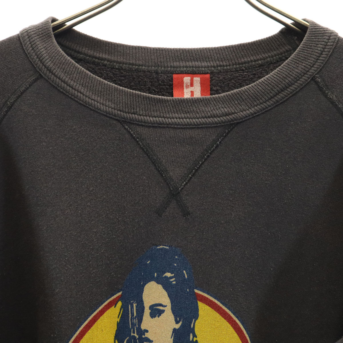 HYSTERIC ヒステリック 長袖 スウェット トレーナー F グレー系 SPY 裏起毛 レディース