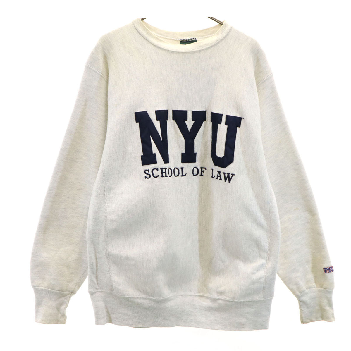 MV SPORT エムブイスポーツ 90s USA製 オールド 長袖 スウェット トレーナー S グレー 裏起毛 メンズ