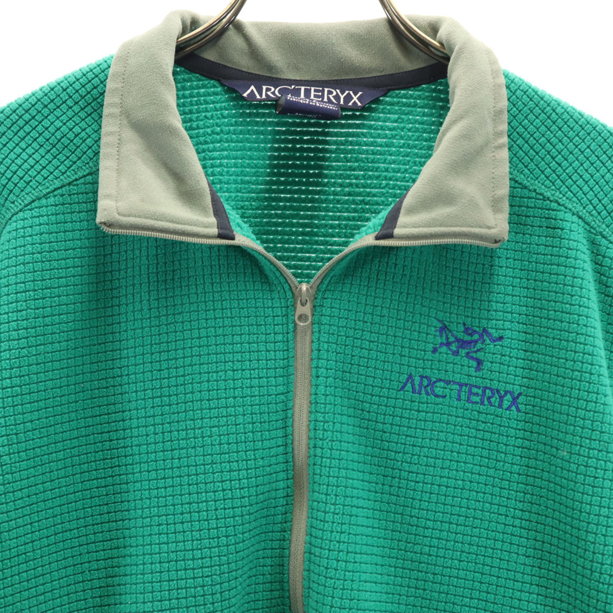 ARC'TERYX アークテリクス オールド ハーフジップ フリースジャケット S 緑 POLARTEC メンズ