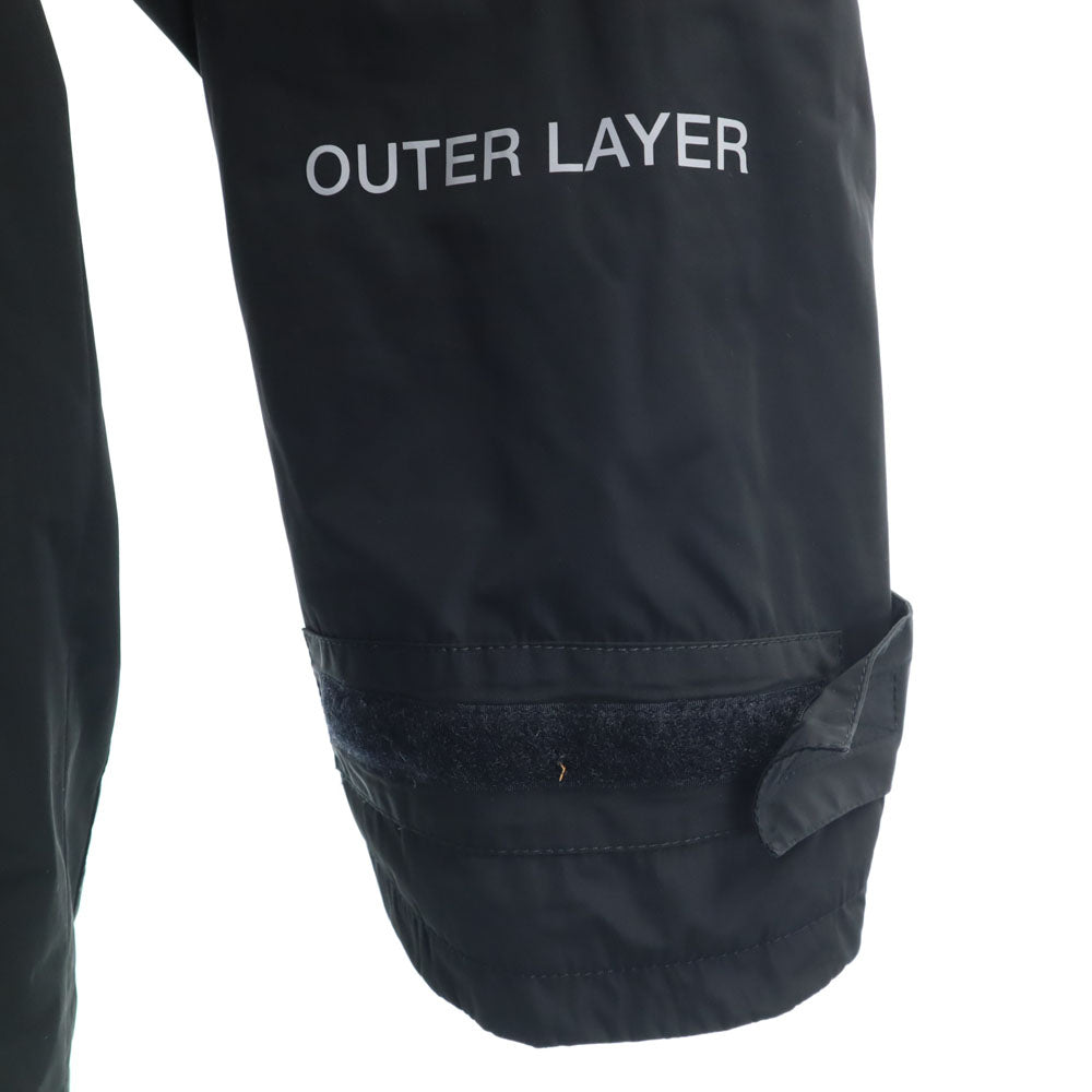 HERON PRESTON ヘロンプレストン イタリア製 NASA ジップアップ ブルゾン CA ブラック フーディー メンズ