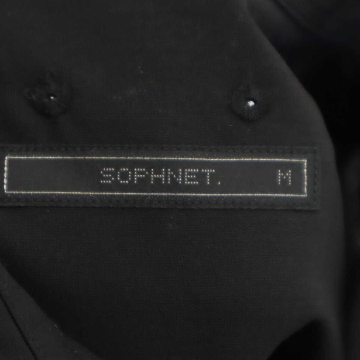 SOPHNET. ソフネット 日本製 半袖 シャツ M ブラック メンズ