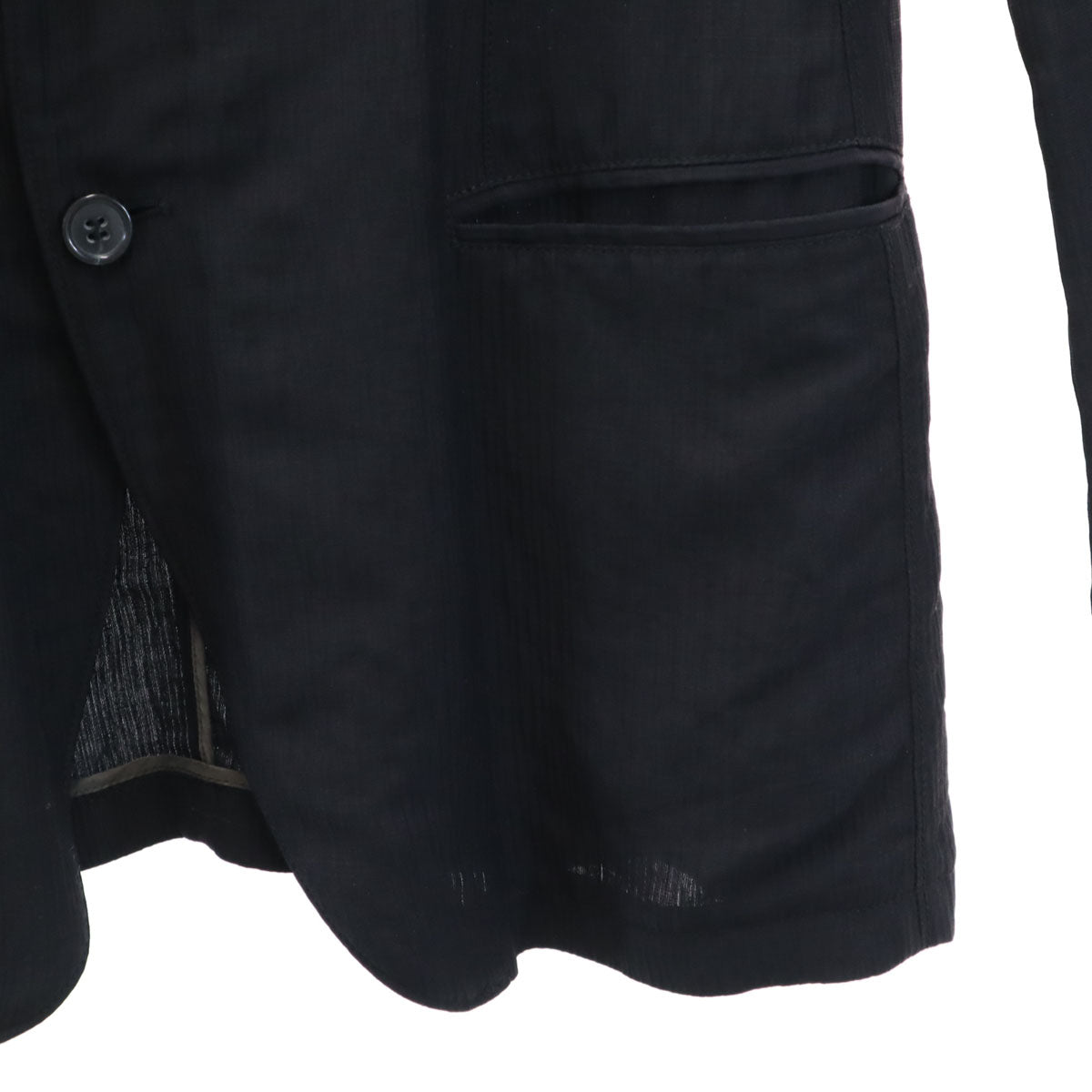 ARMANI COLLEZIONI アルマーニ コレツィオーニ 総柄 テーラードジャケット 52 黒 メンズ