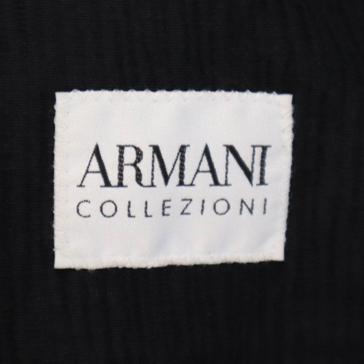 ARMANI COLLEZIONI アルマーニ コレツィオーニ 総柄 テーラードジャケット 52 黒 メンズ