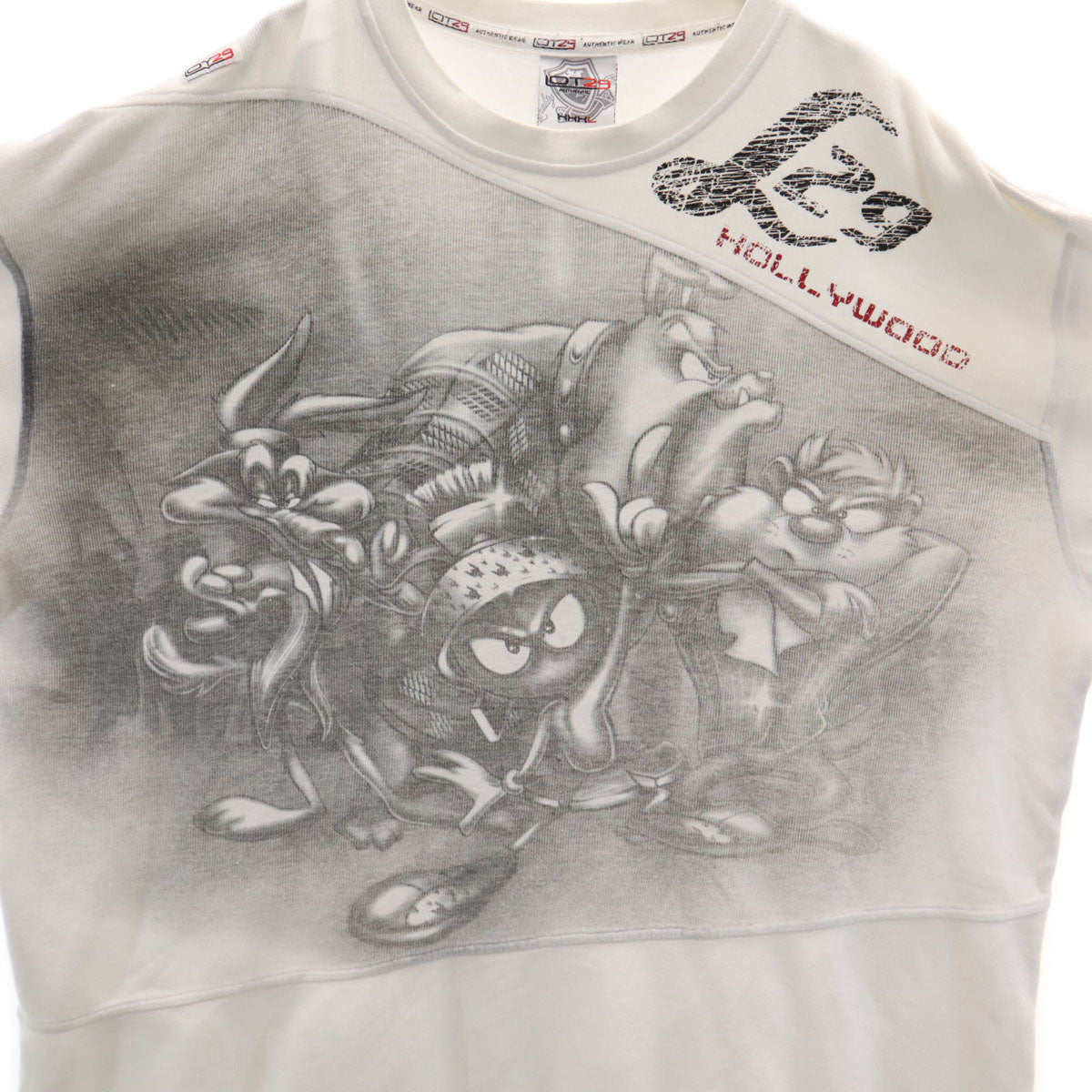 LOT29 ルーニーテューンズ 長袖 Tシャツ L ホワイト ロンT メンズ