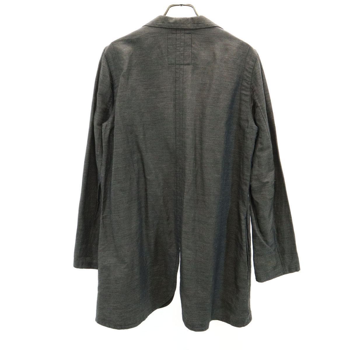 Y's ワイズ 日本製 リネンブレンド 総柄 ジャケット 3 グレー系 ヨウジヤマモト メンズ